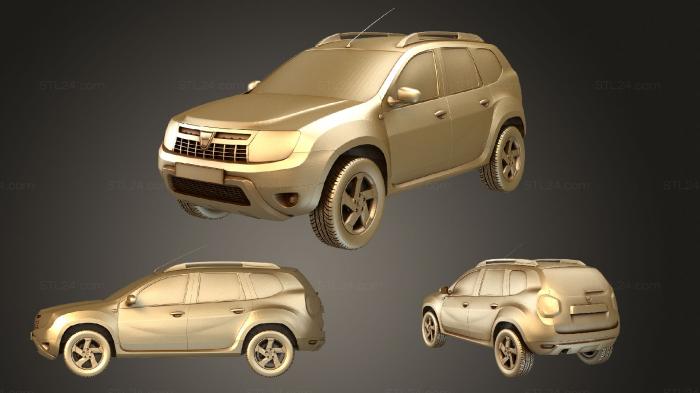 Автомобили и транспорт (Рено Дастер 2011, CARS_3252) 3D модель для ЧПУ станка